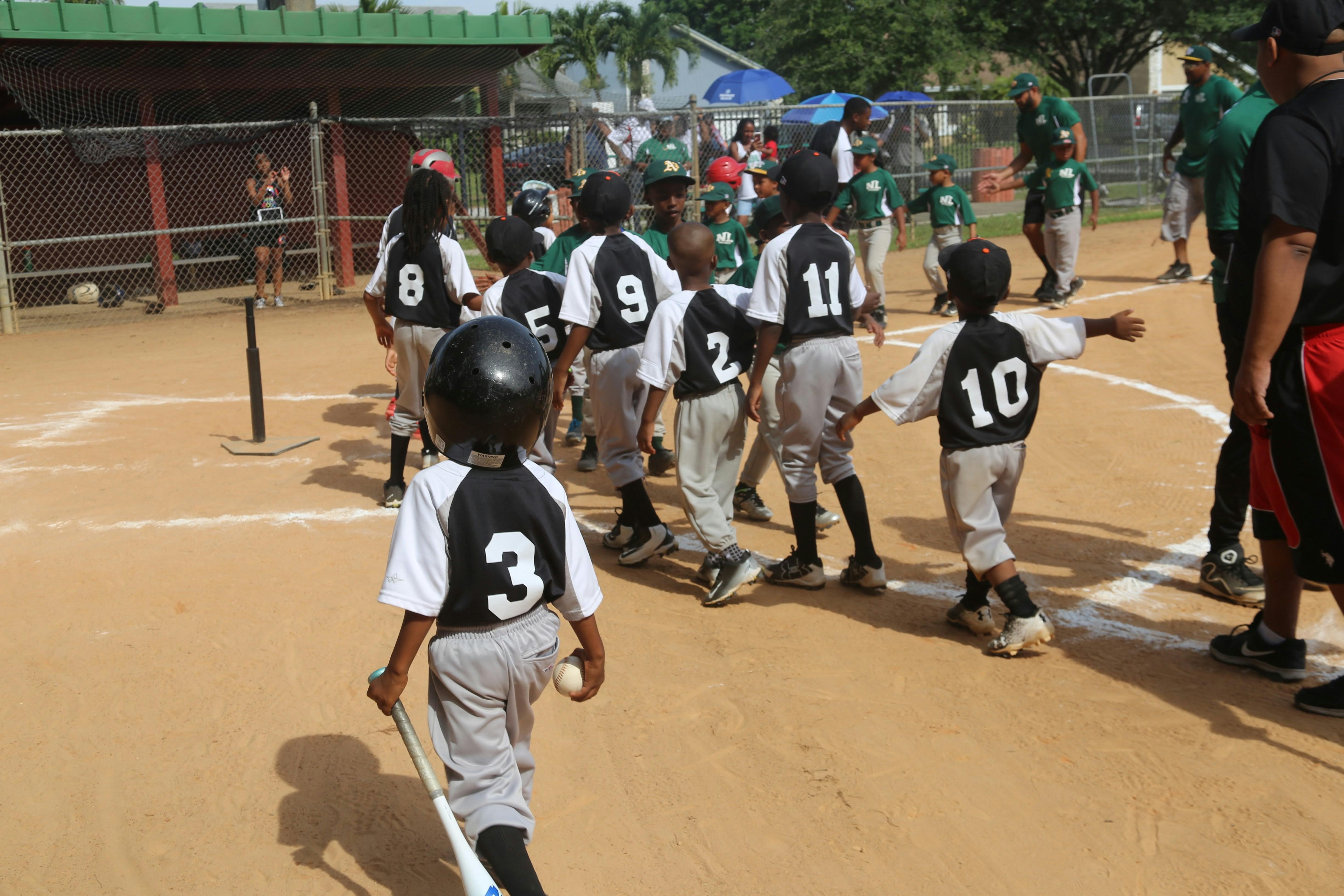 Kids engaged in sports